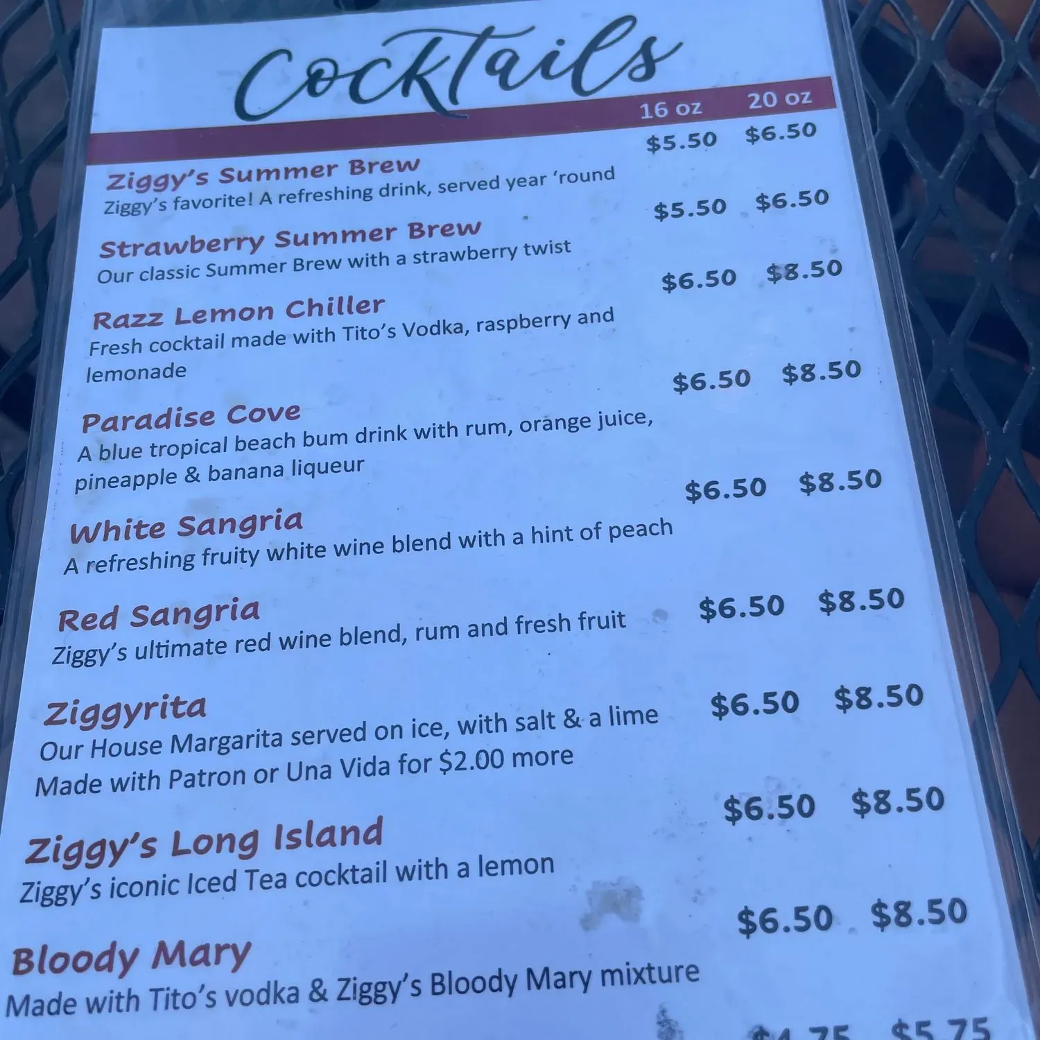 Menu 3