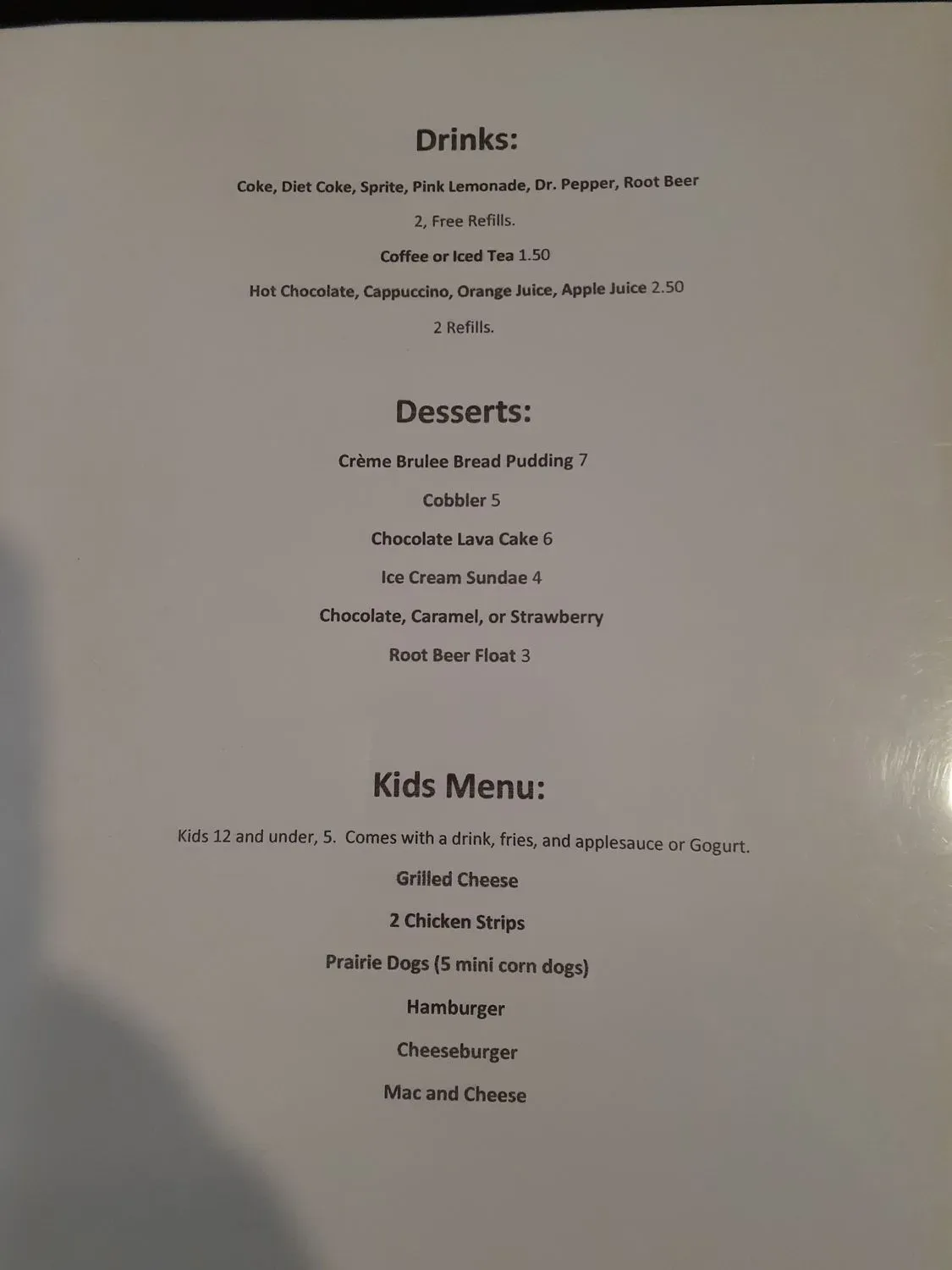 Menu 3