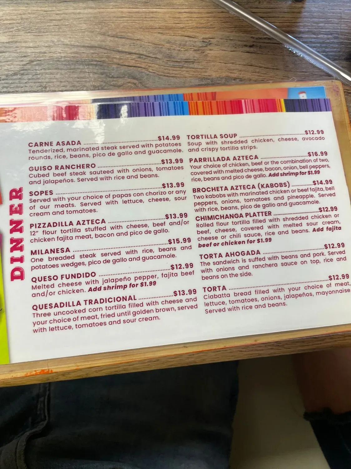 Menu 4