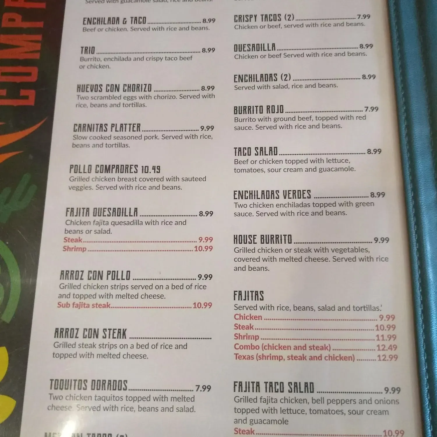 Menu 2