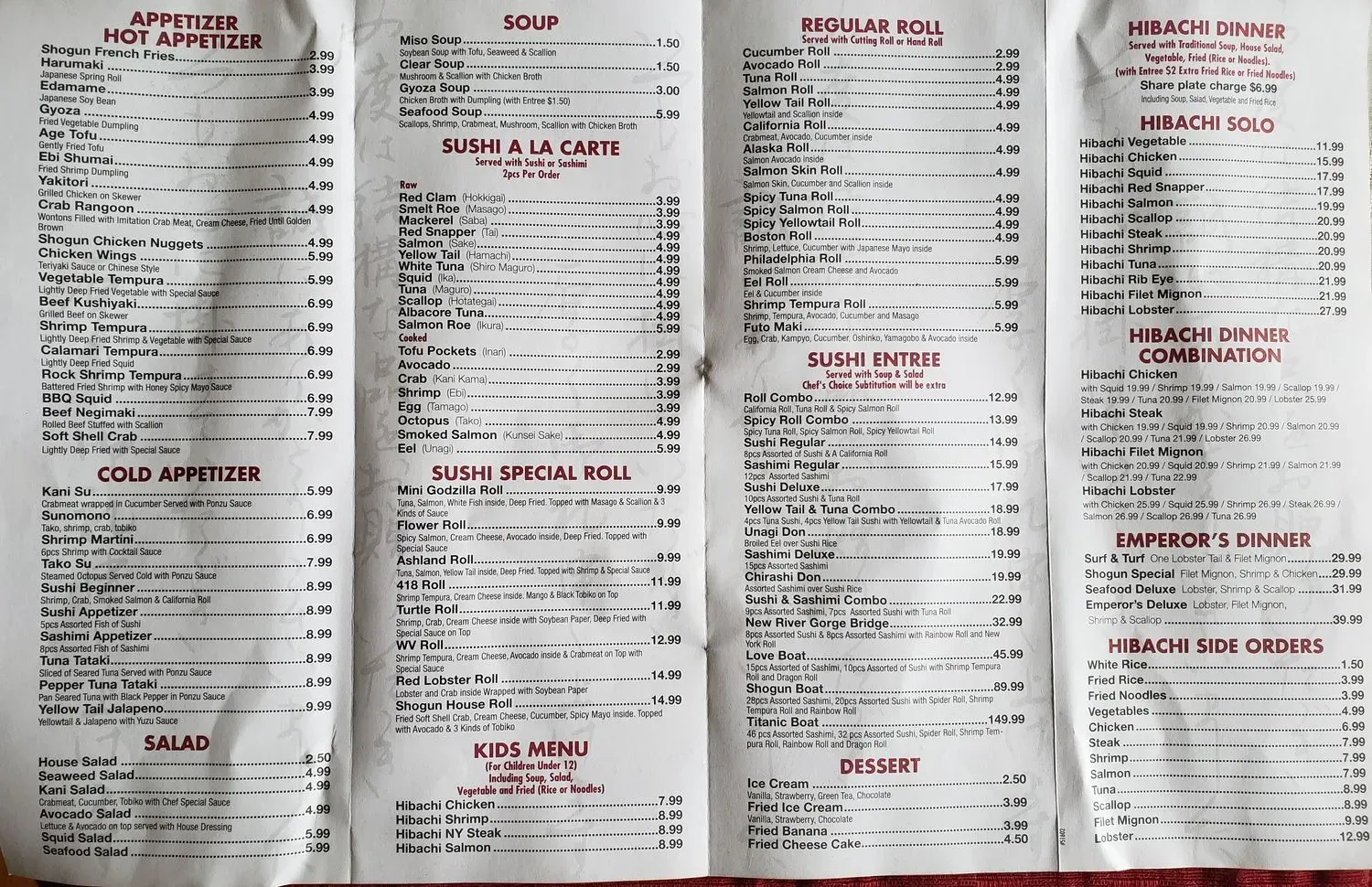 Menu 4