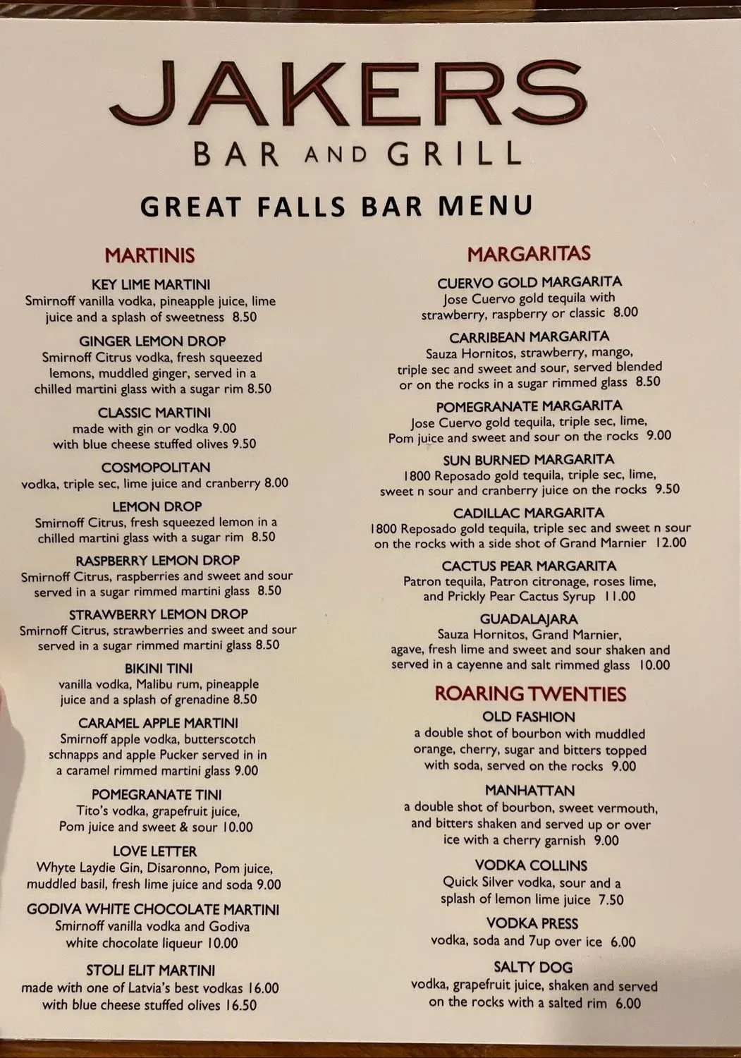 Menu 2