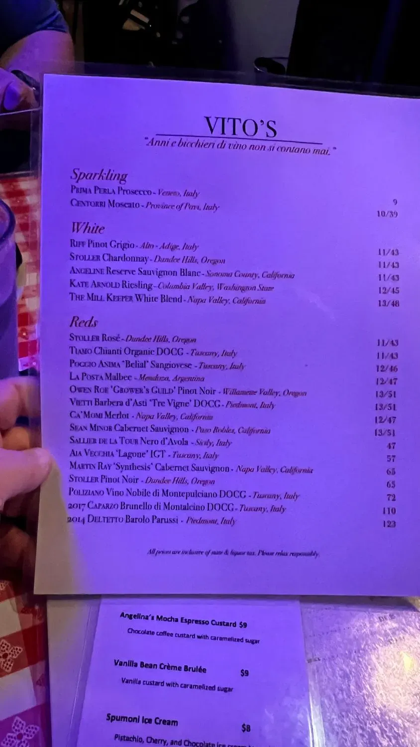 Menu 4