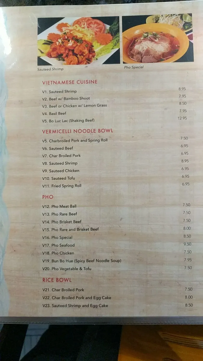 Menu 5