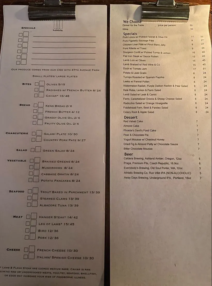 Menu 4