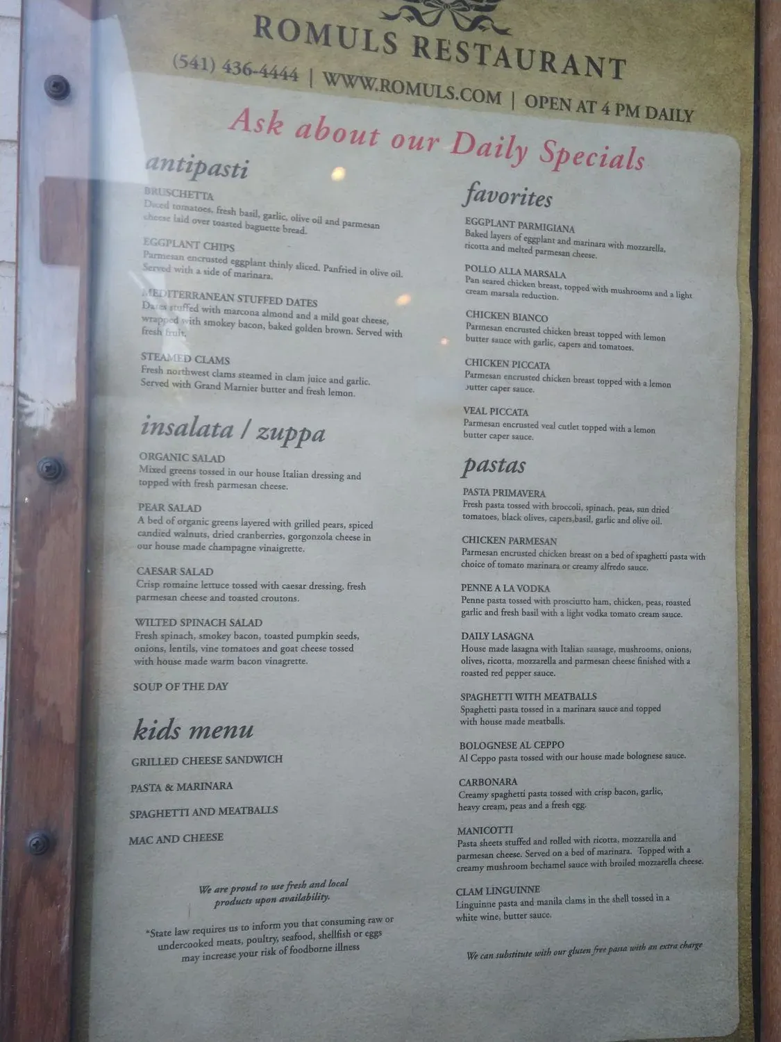 Menu 3