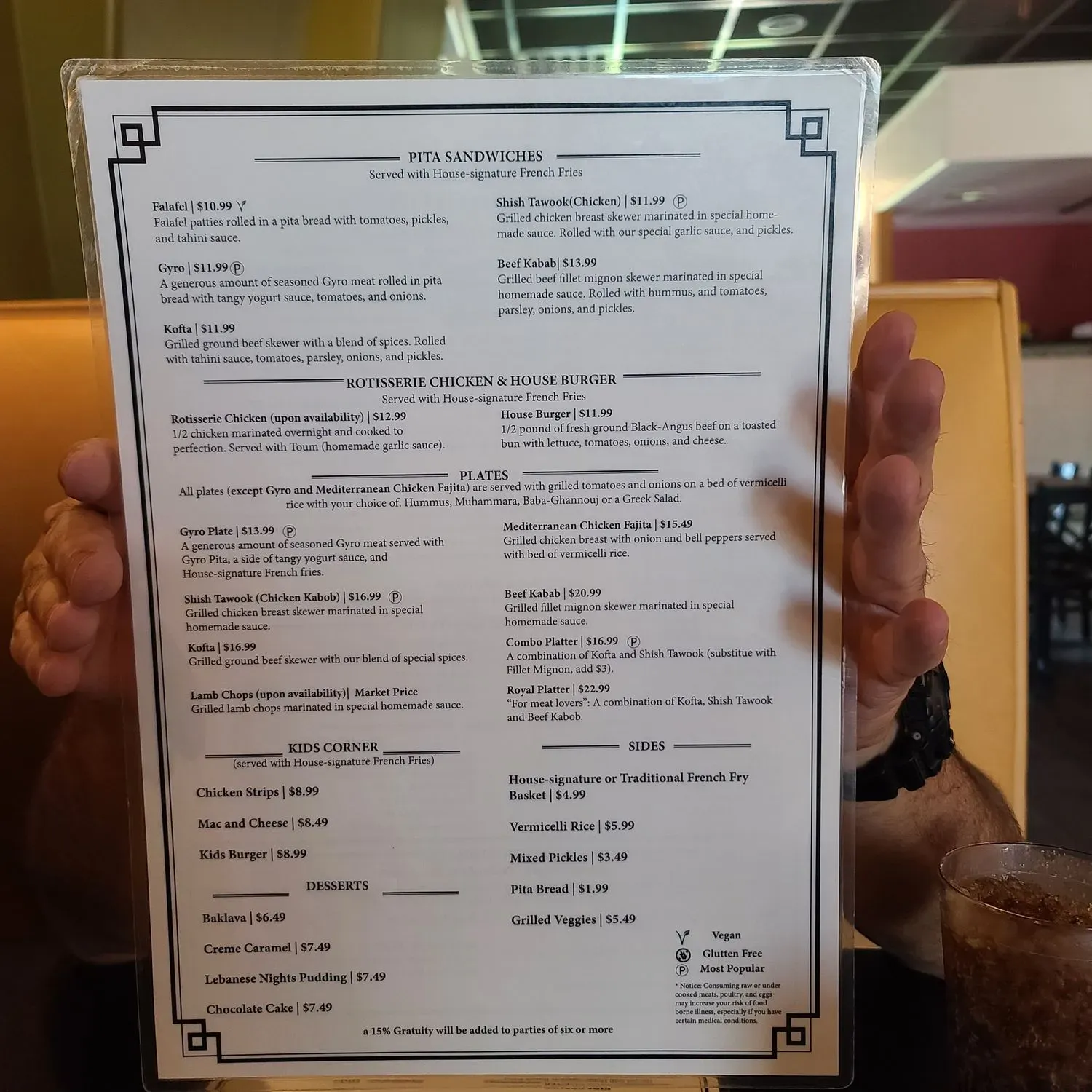 Menu 6