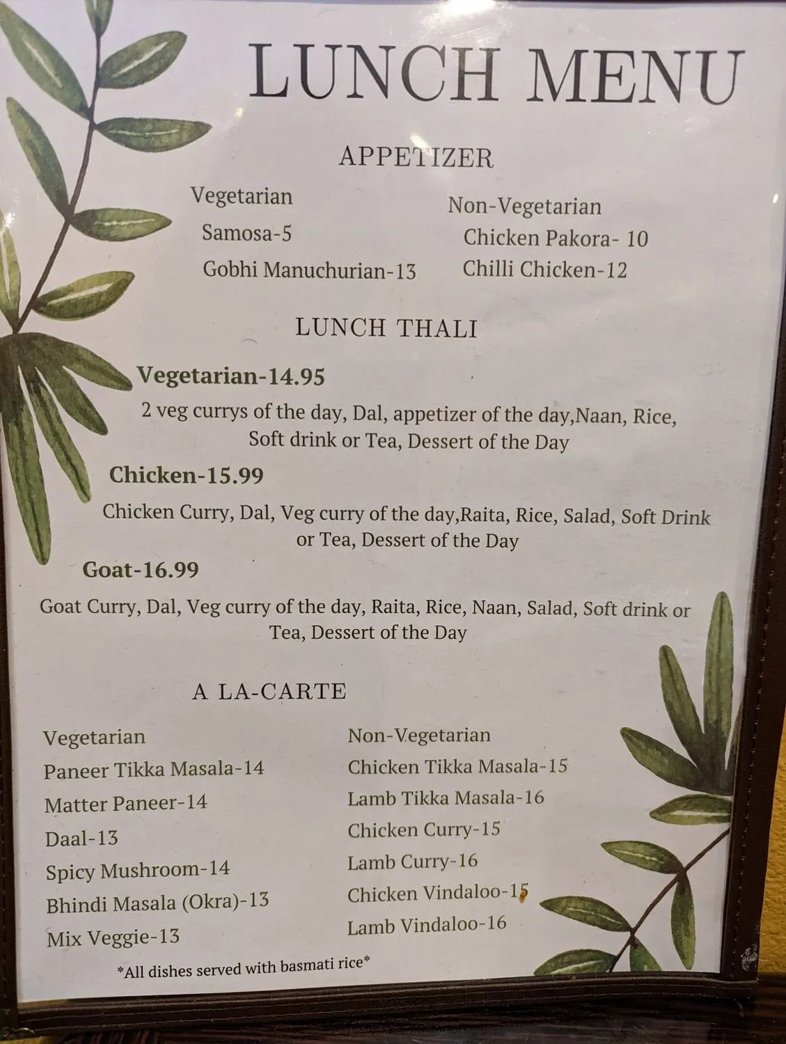 Menu 2