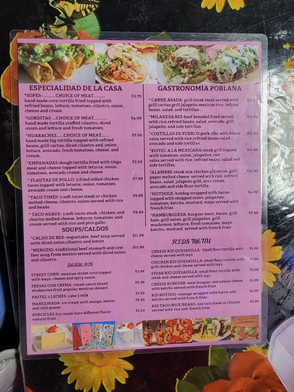 Menu 5