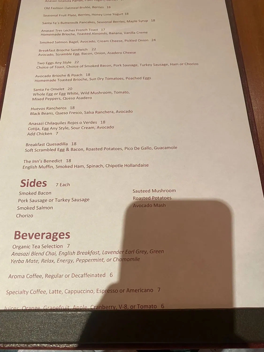 Menu 4