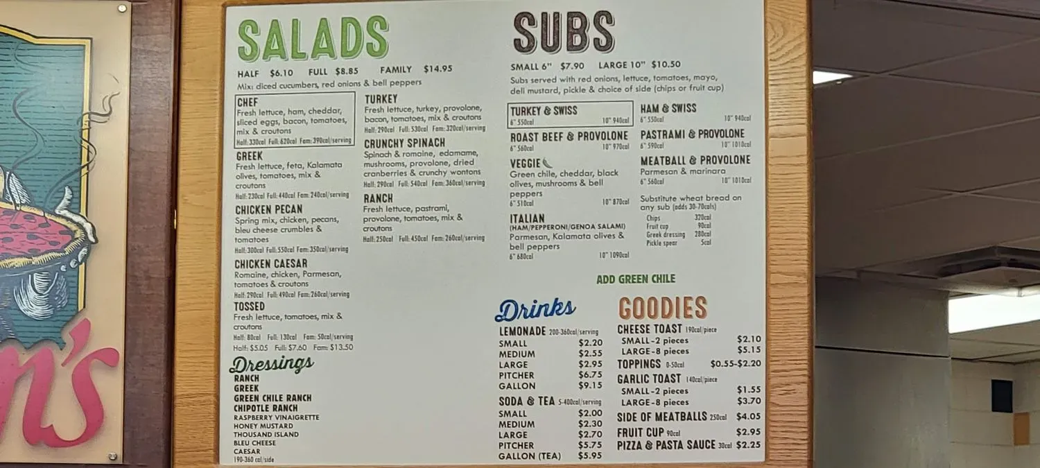 Menu 2