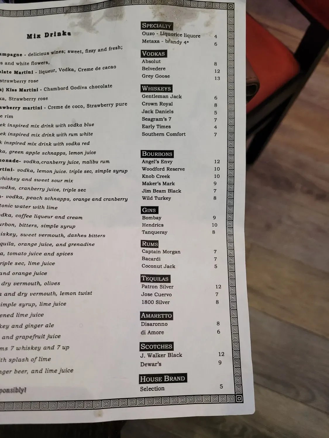 Menu 6