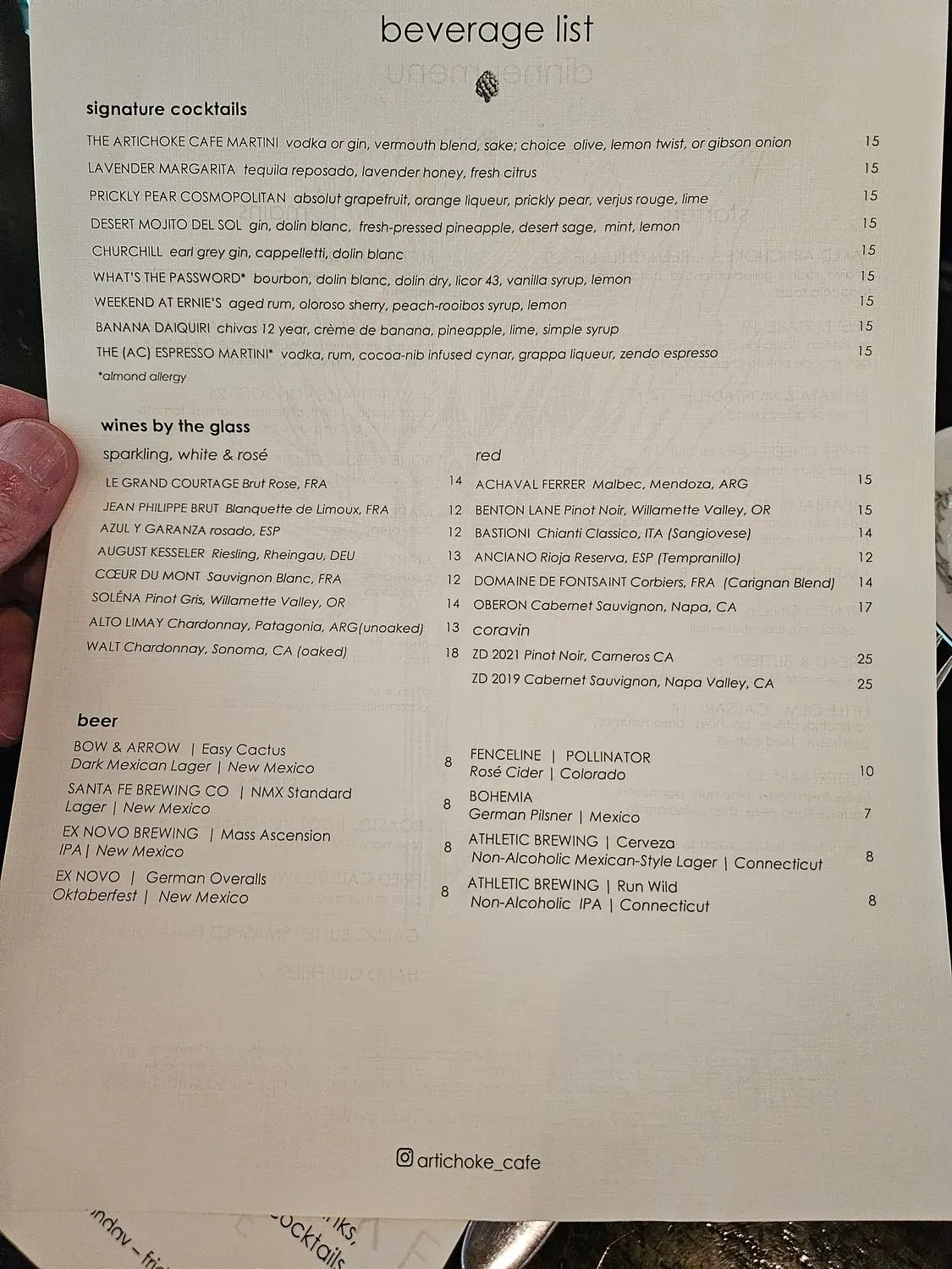 Menu 4