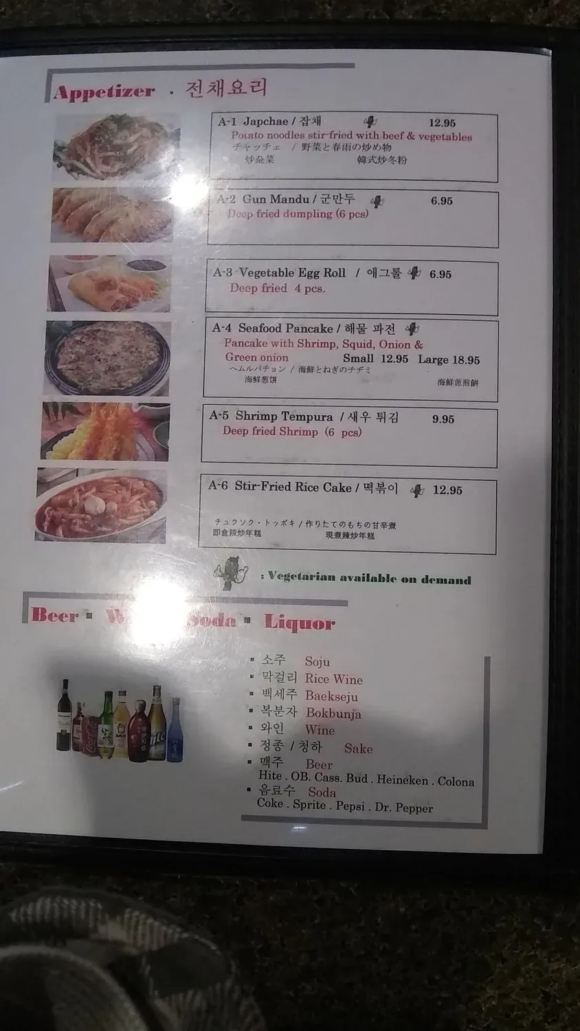 Menu 4