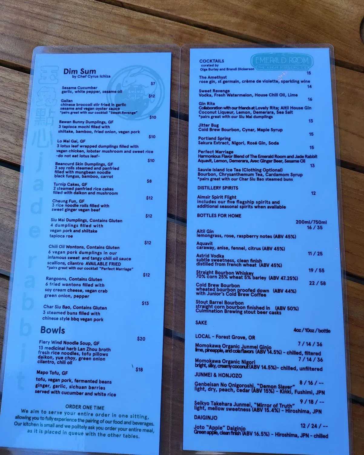 Menu 6