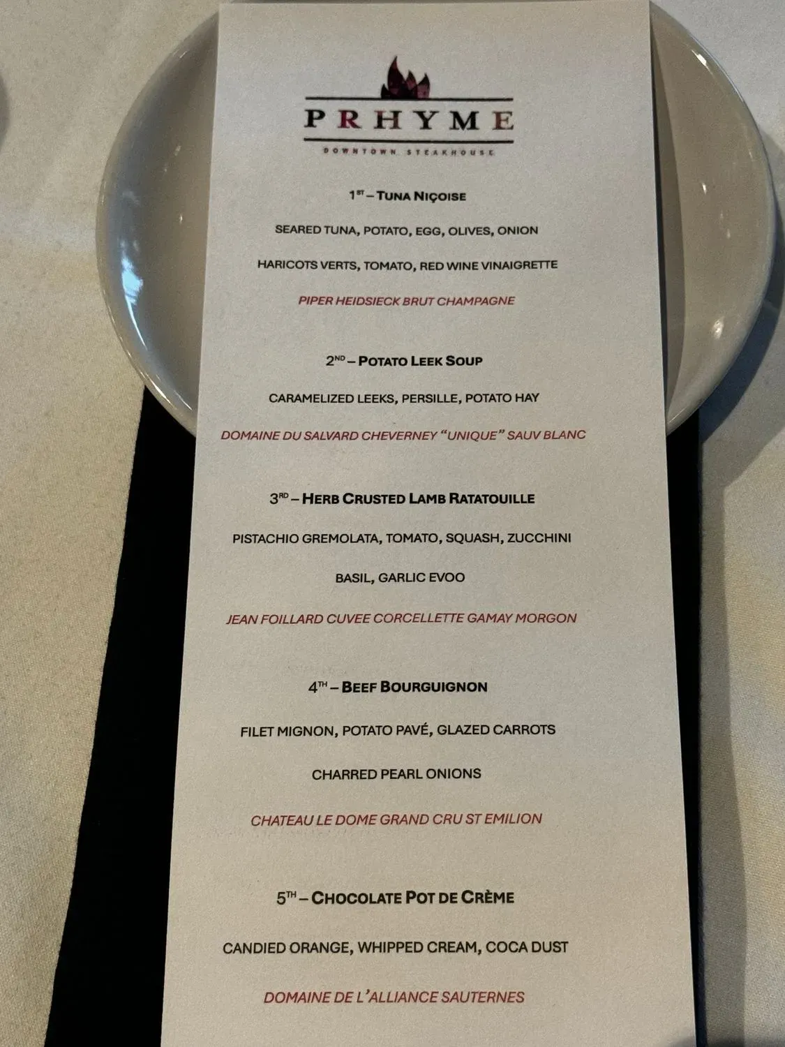 Menu 5