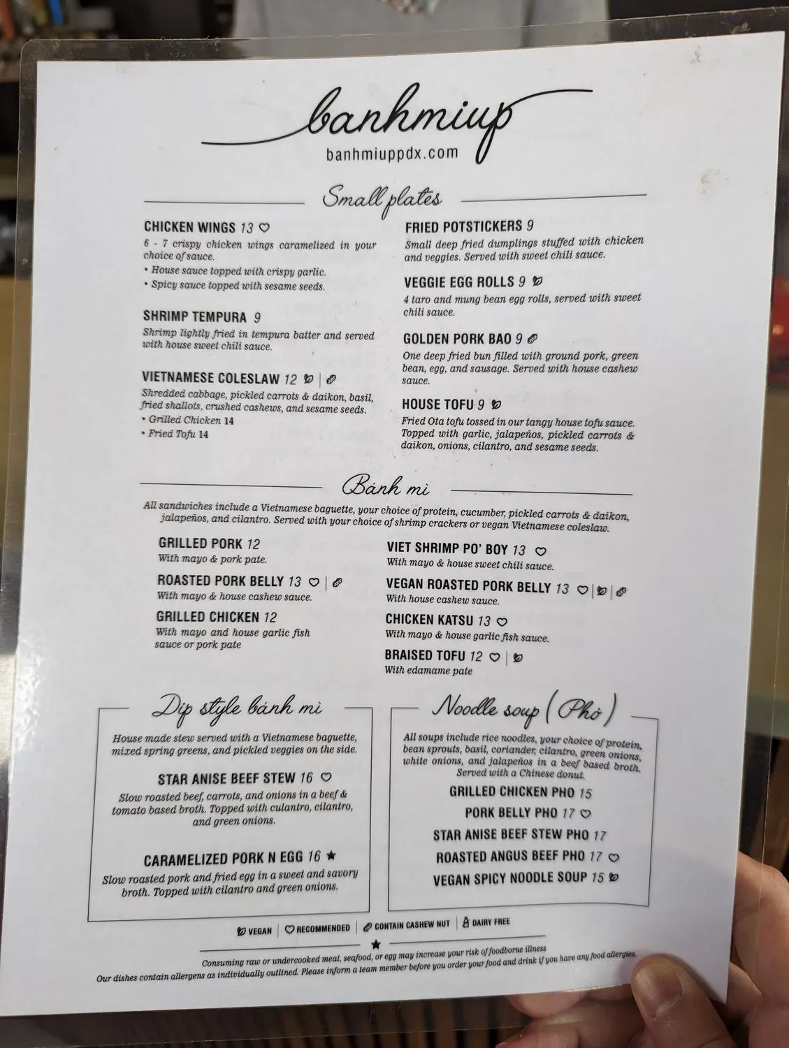 Menu 6