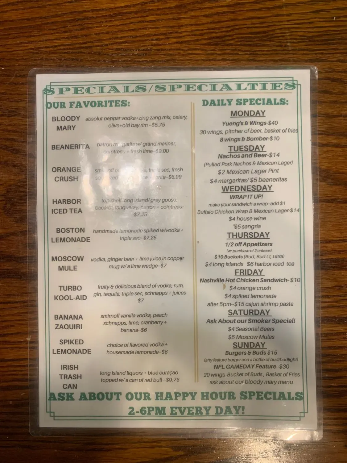 Menu 3