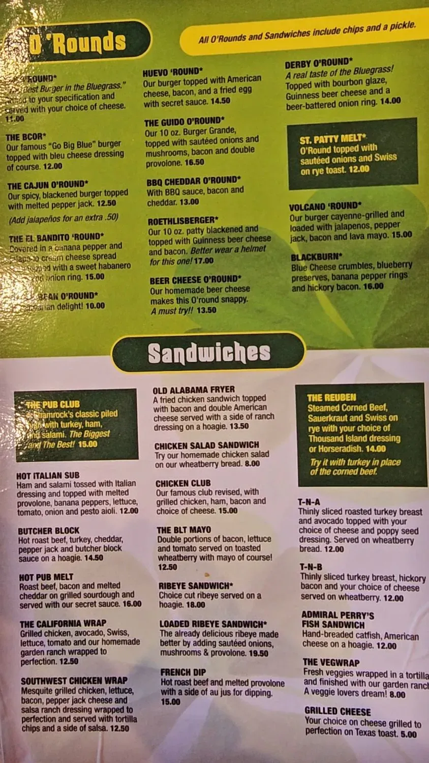 Menu 6