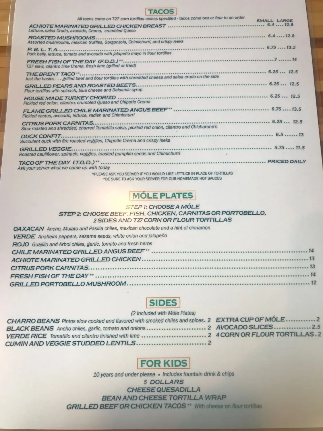 Menu 6