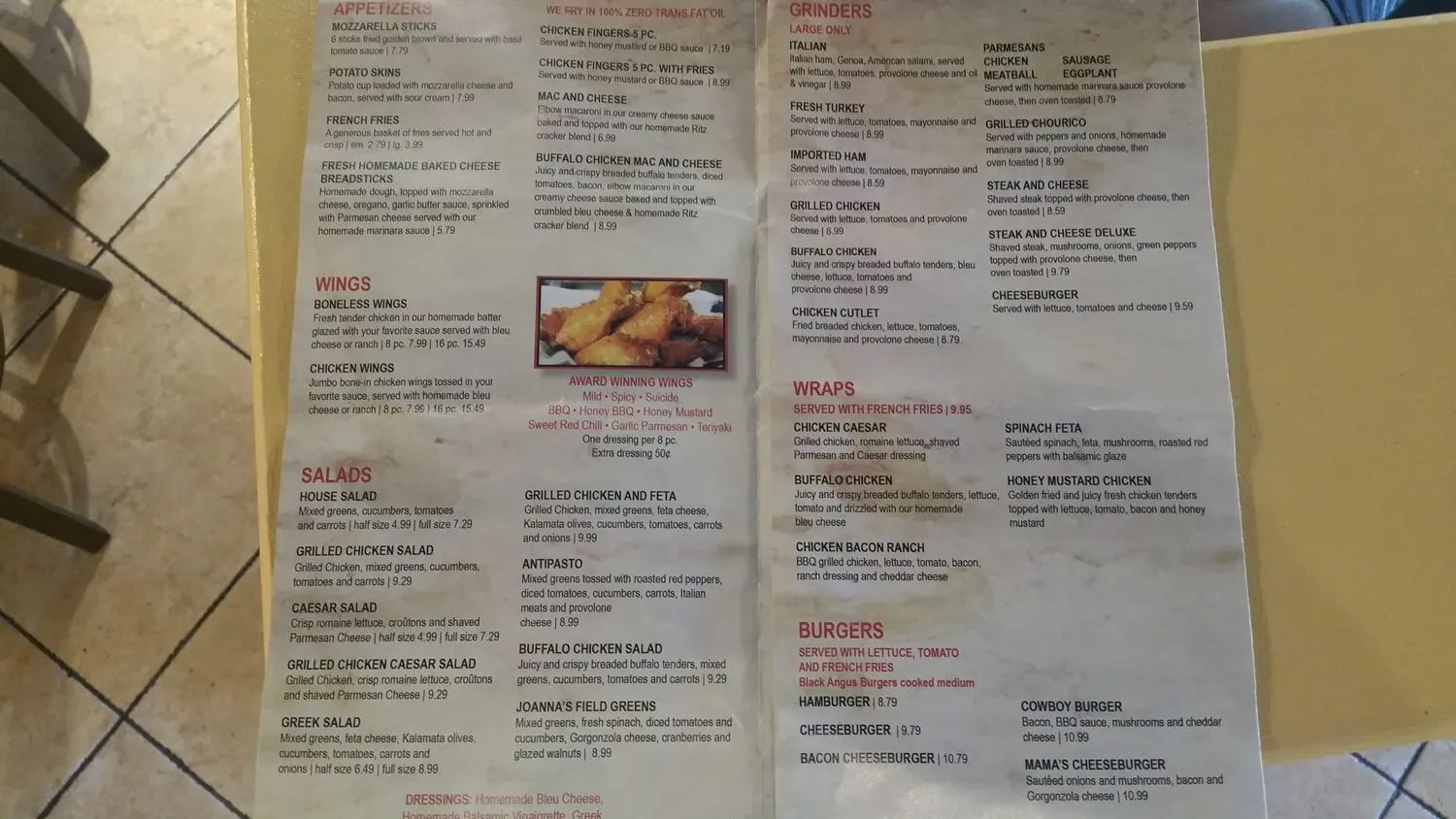 Menu 2