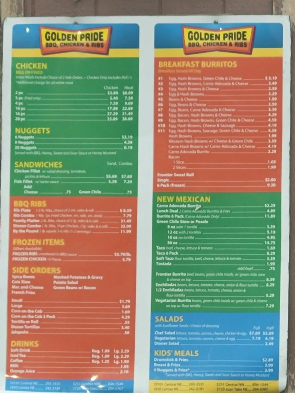 Menu 6