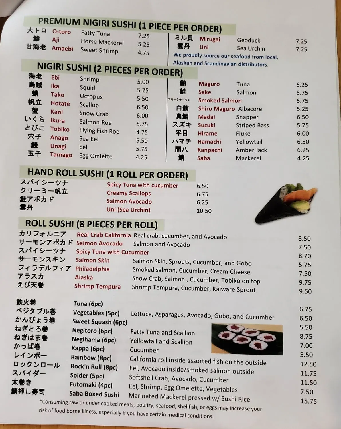 Menu 4