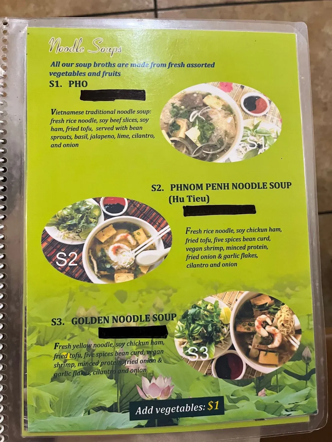 Menu 6