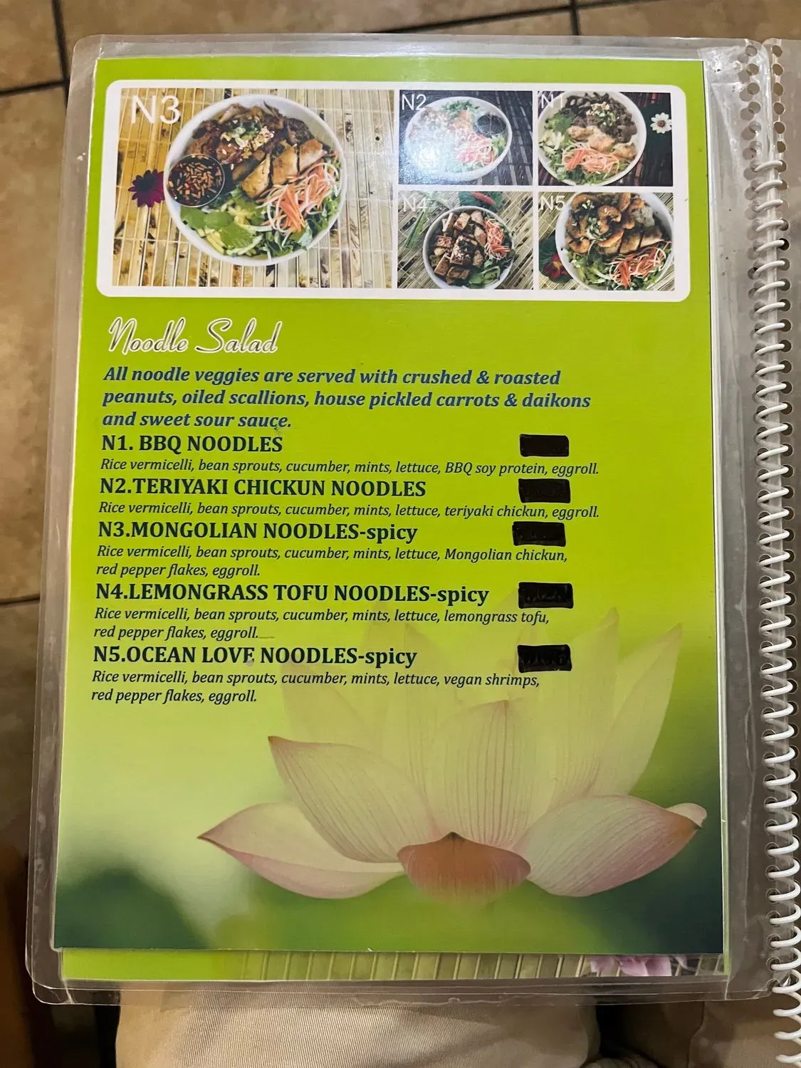 Menu 4