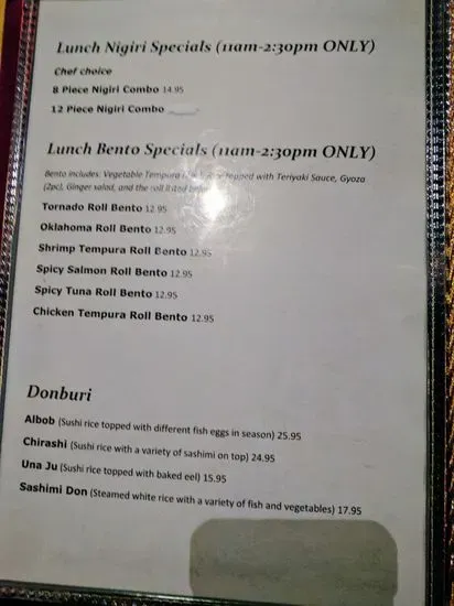 Menu 5