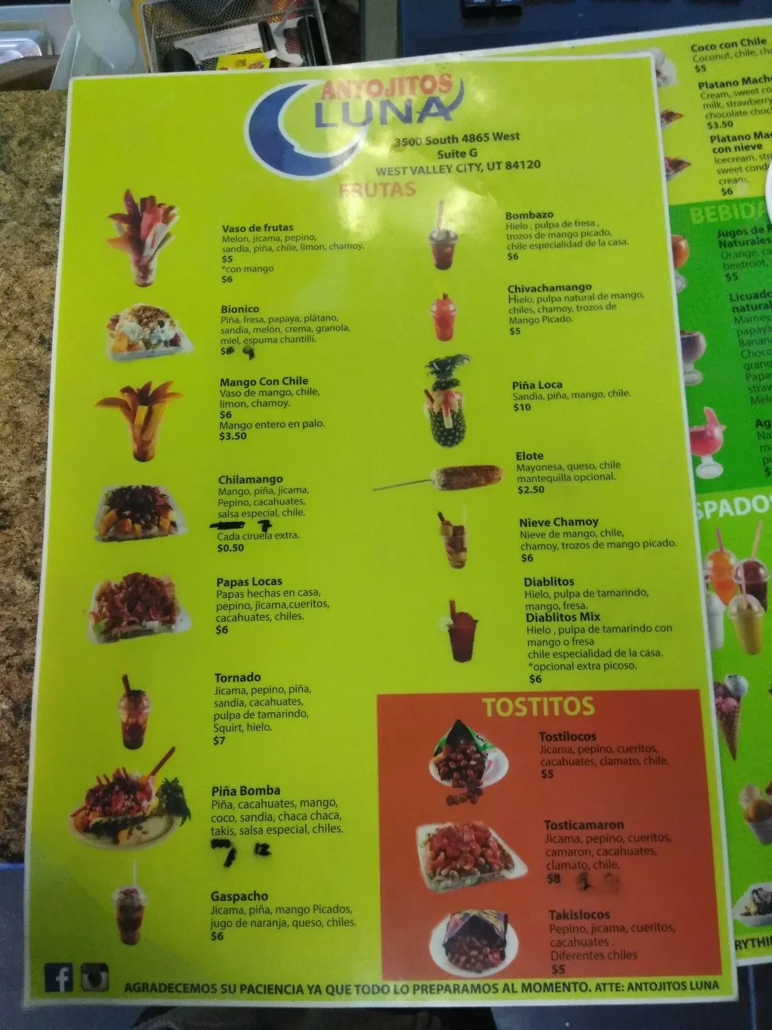 Menu 6