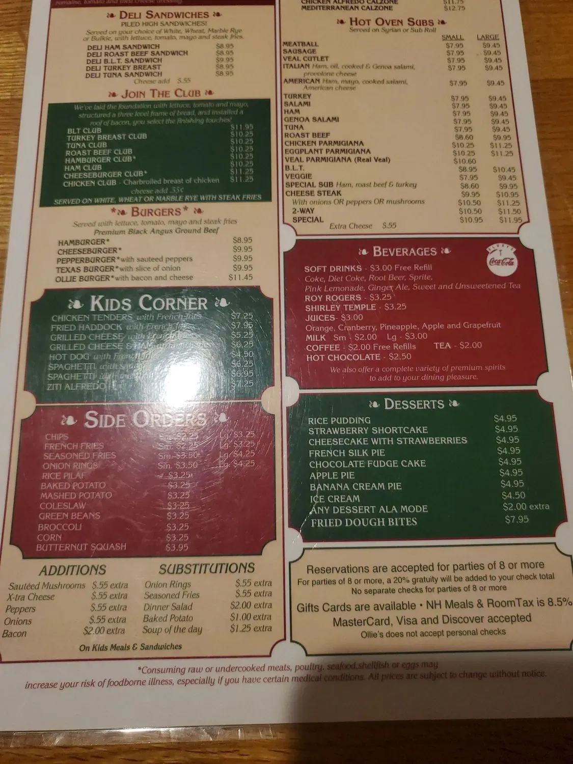 Menu 5