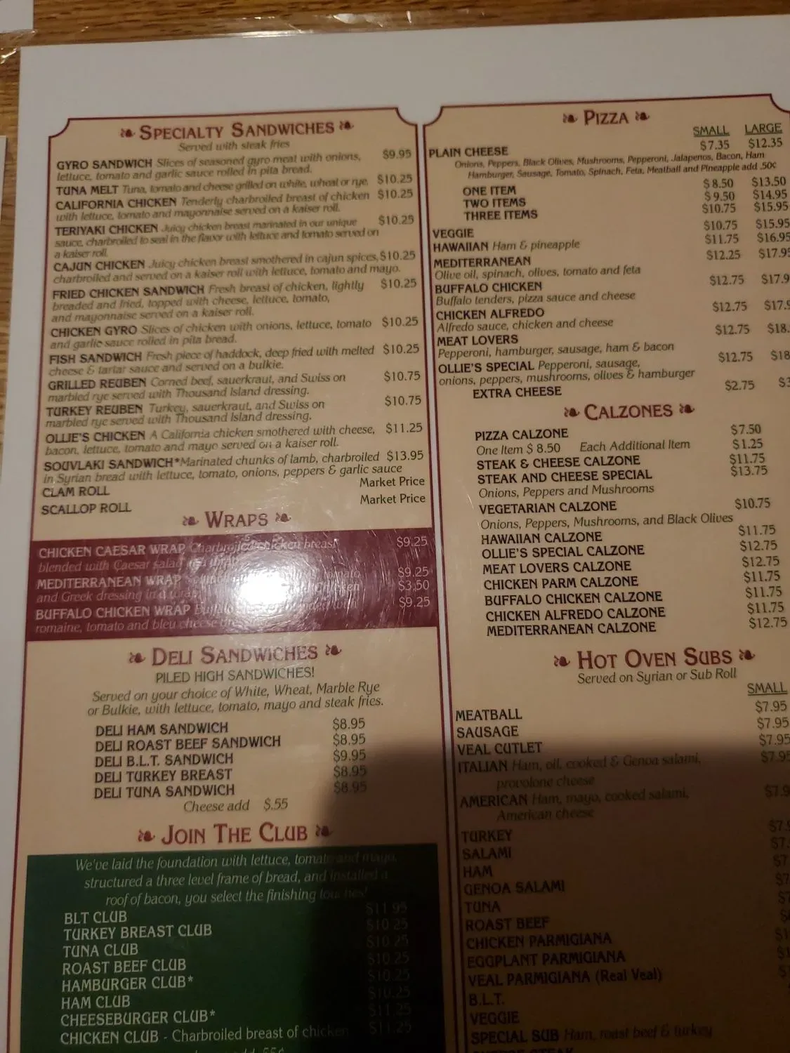 Menu 4