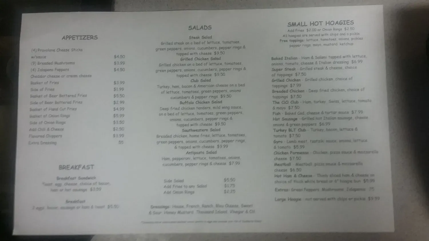 Menu 4