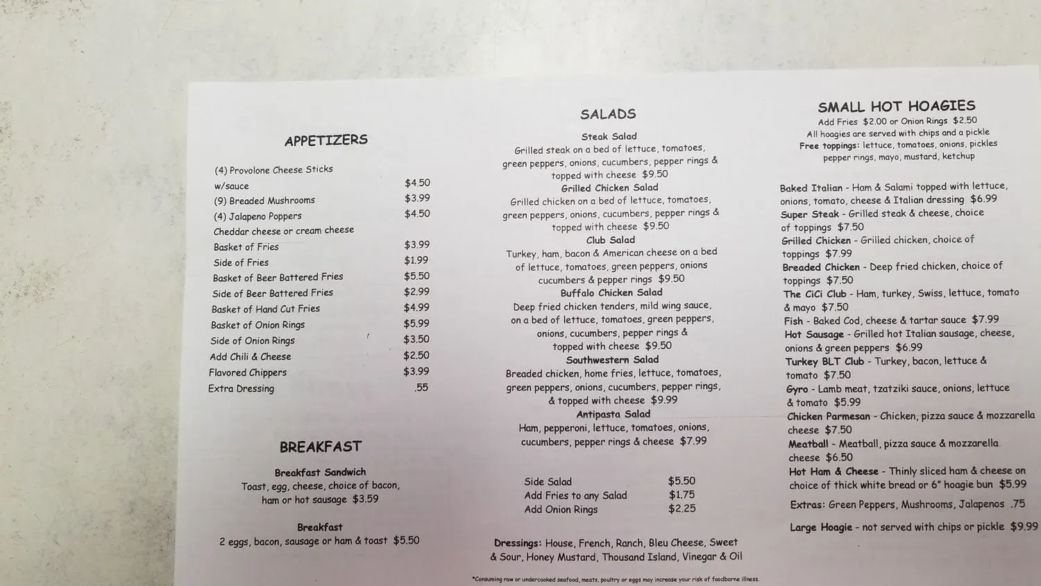 Menu 3