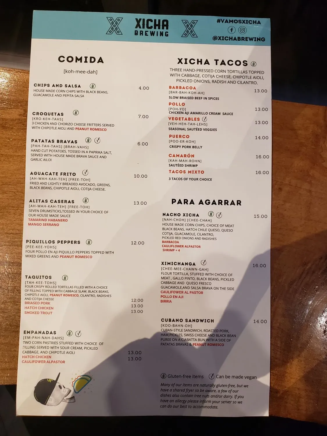 Menu 4