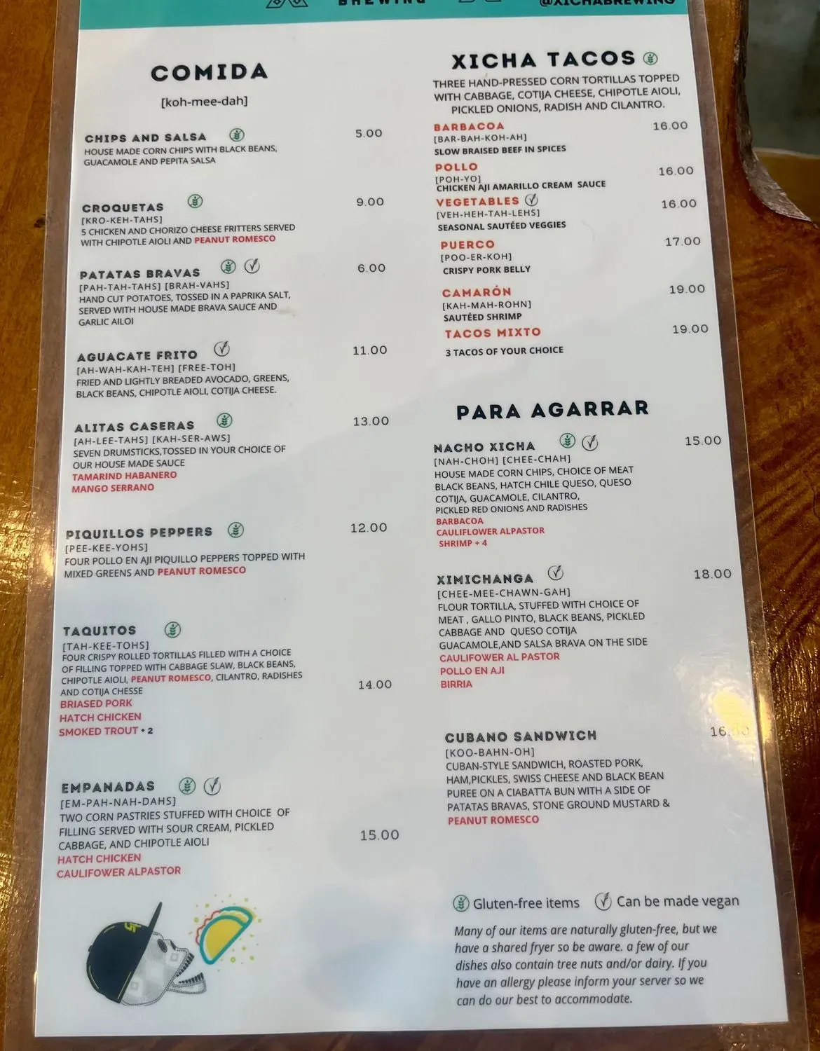 Menu 3