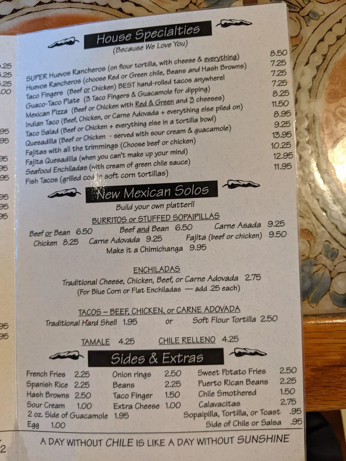 Menu 3