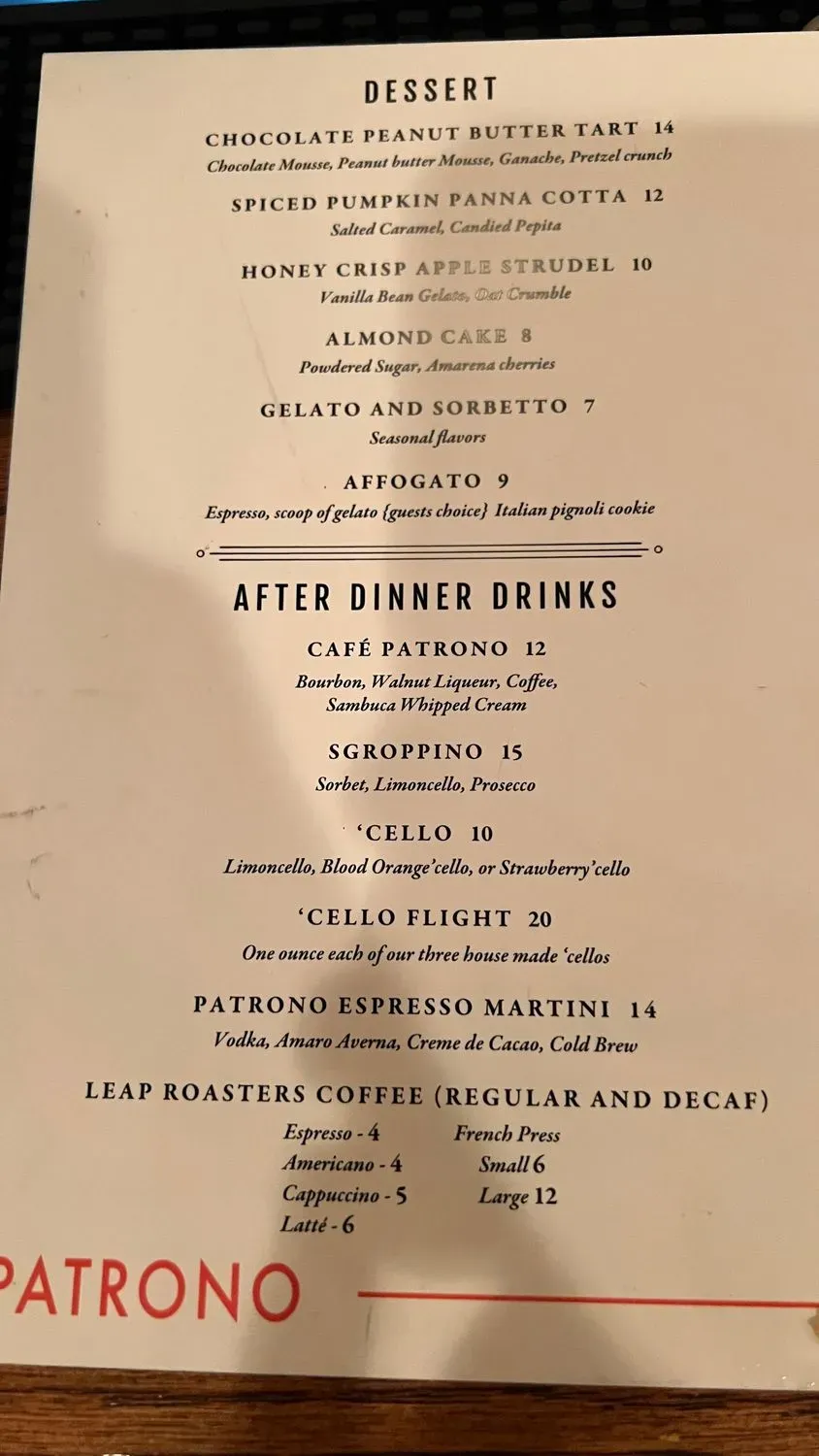 Menu 2