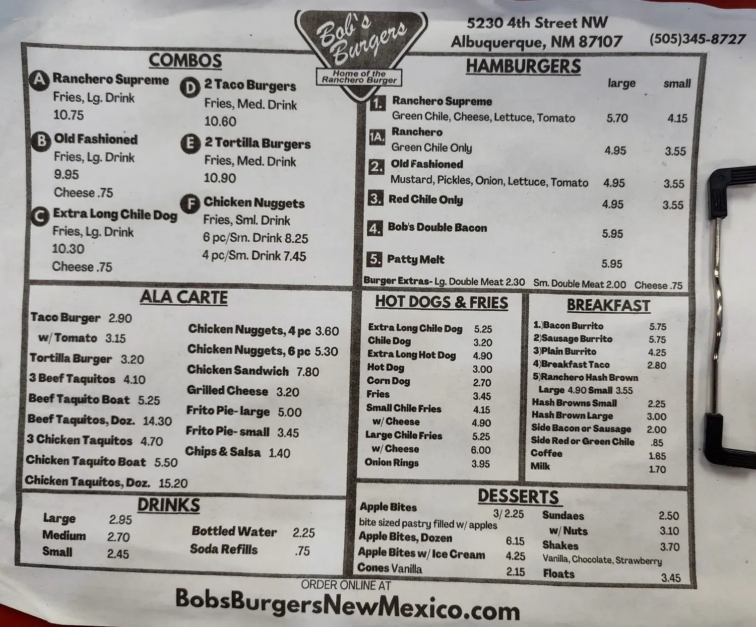 Menu 2