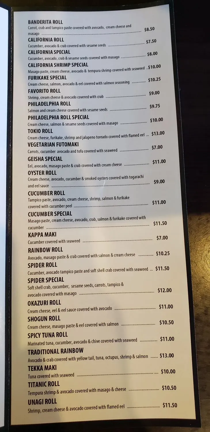 Menu 6