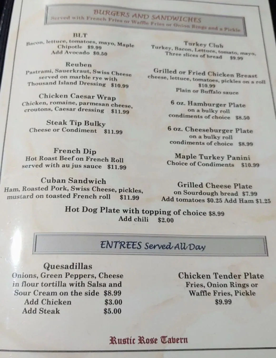 Menu 6