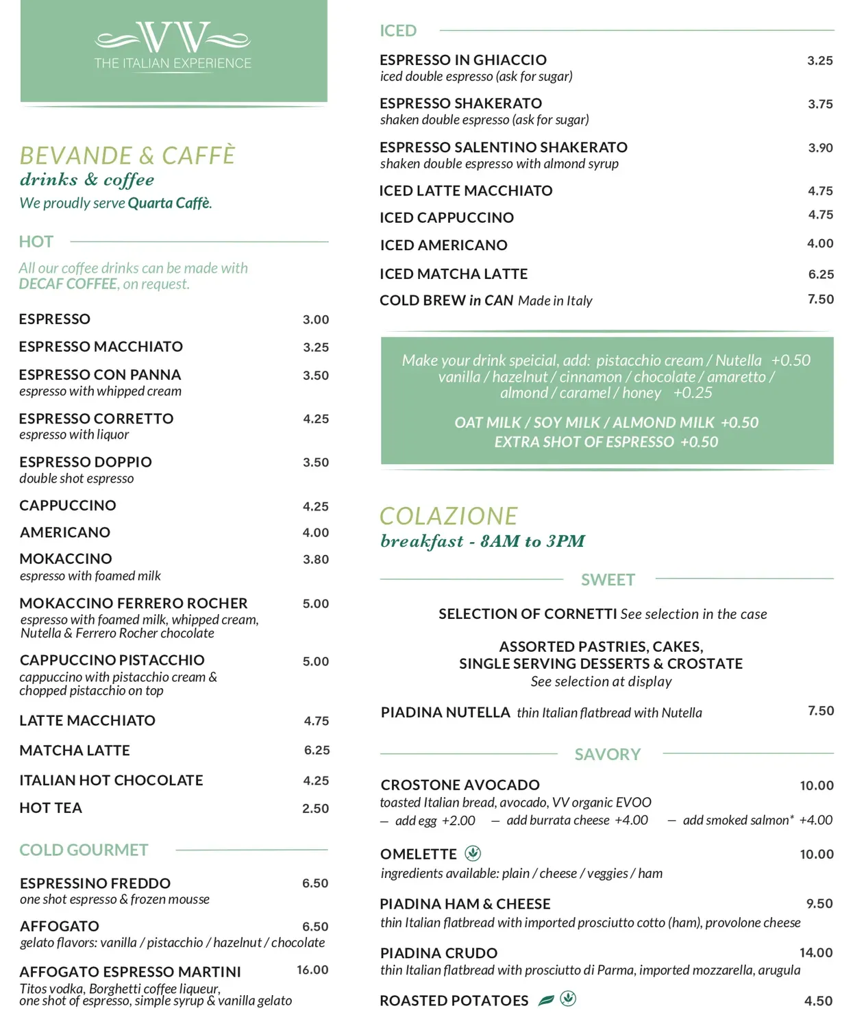 Menu 2