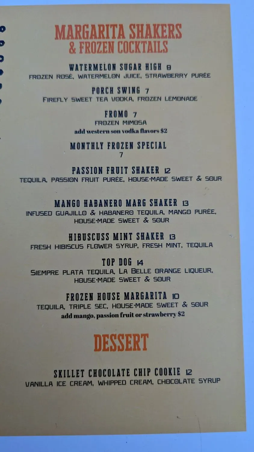 Menu 6