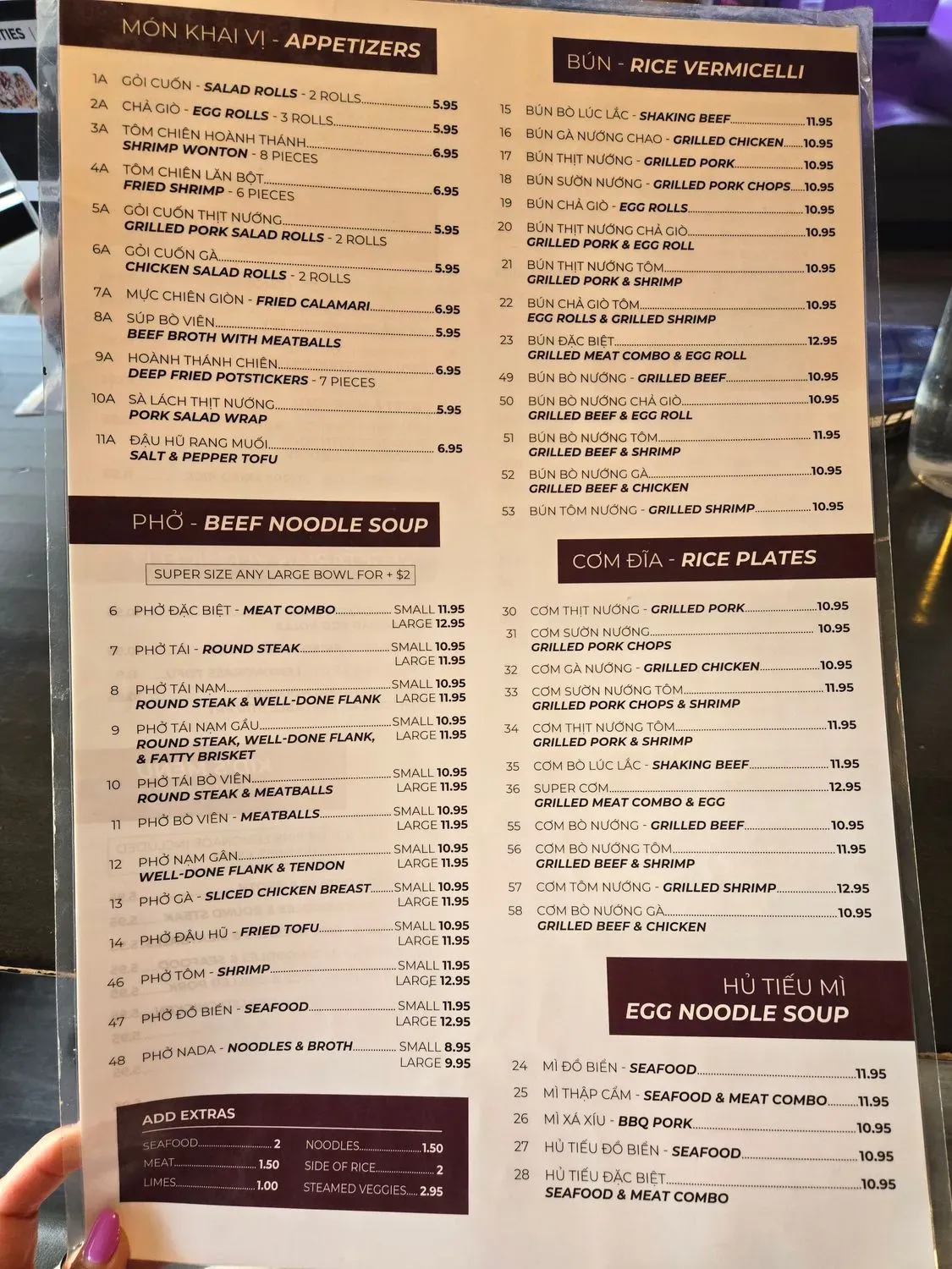 Menu 2