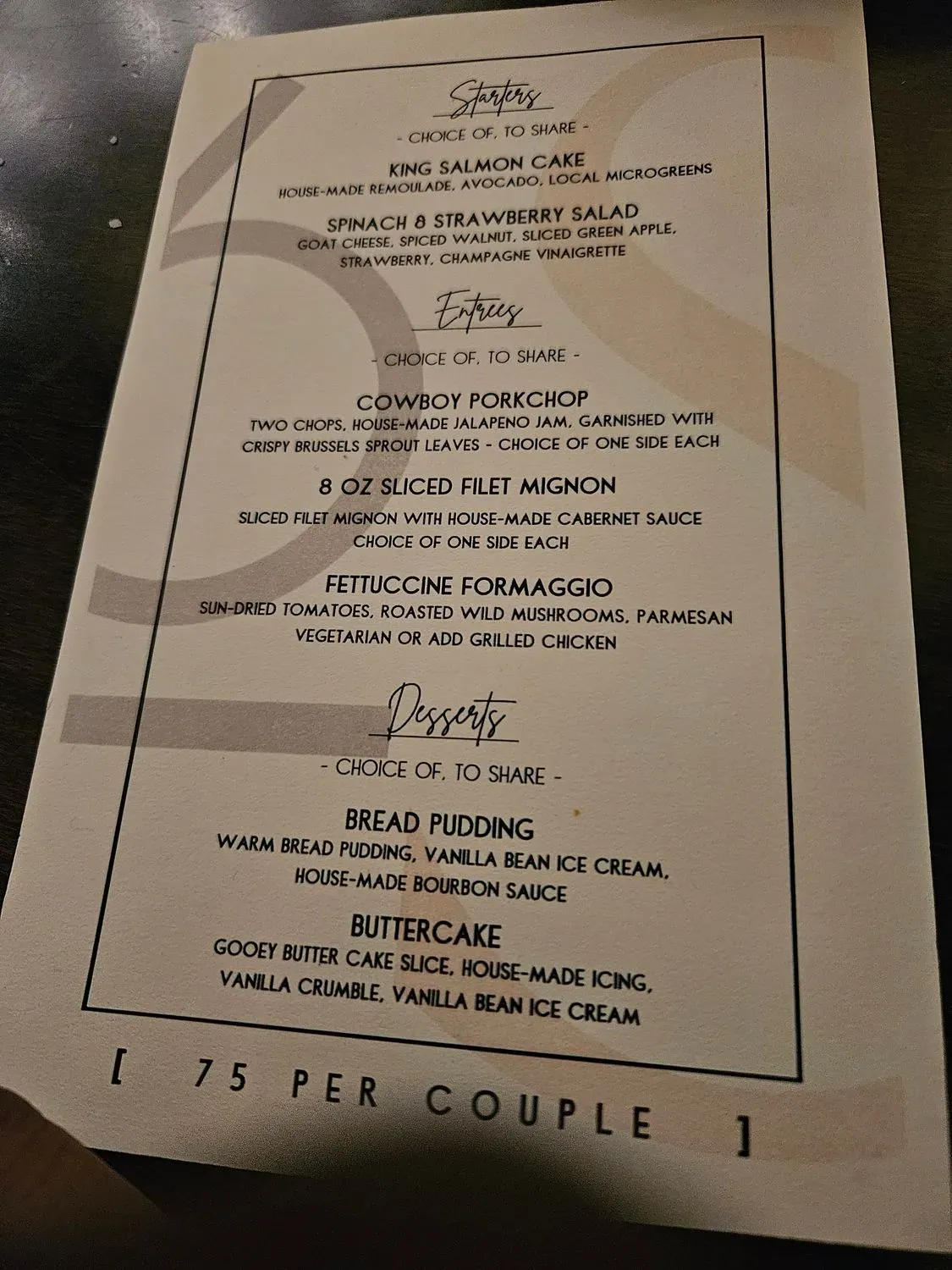 Menu 5