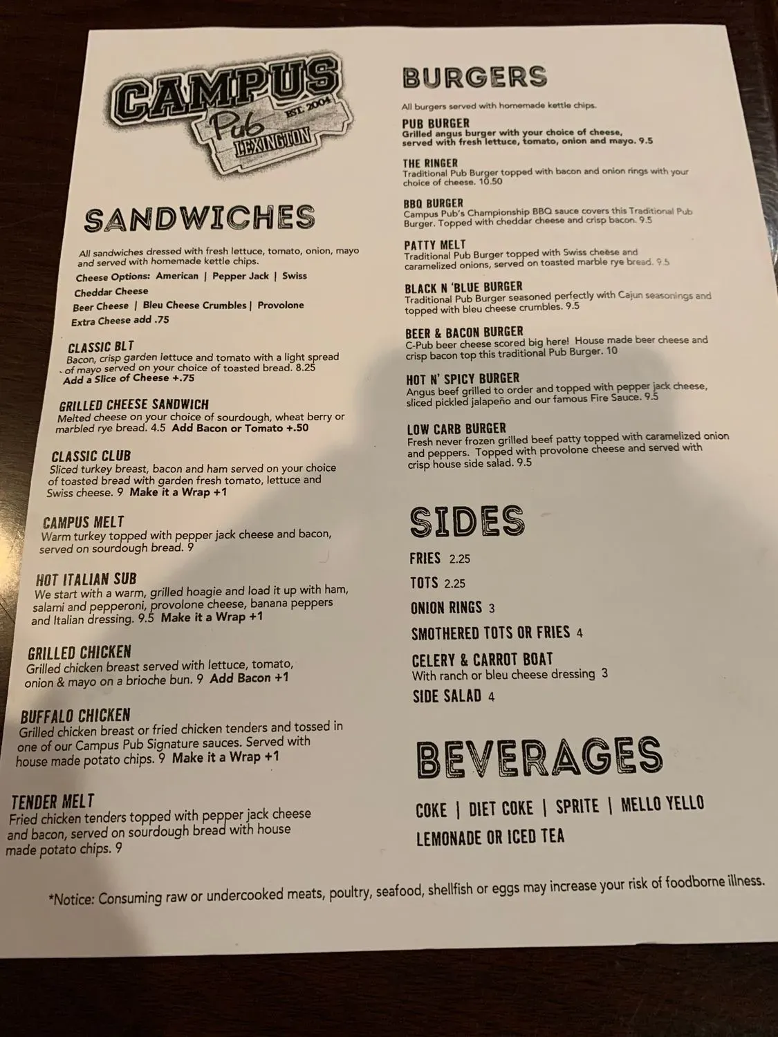 Menu 3