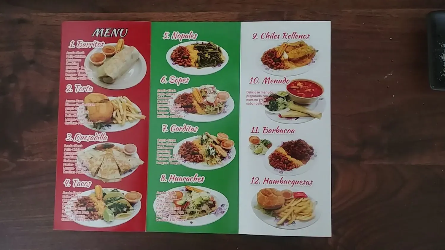 Menu 2