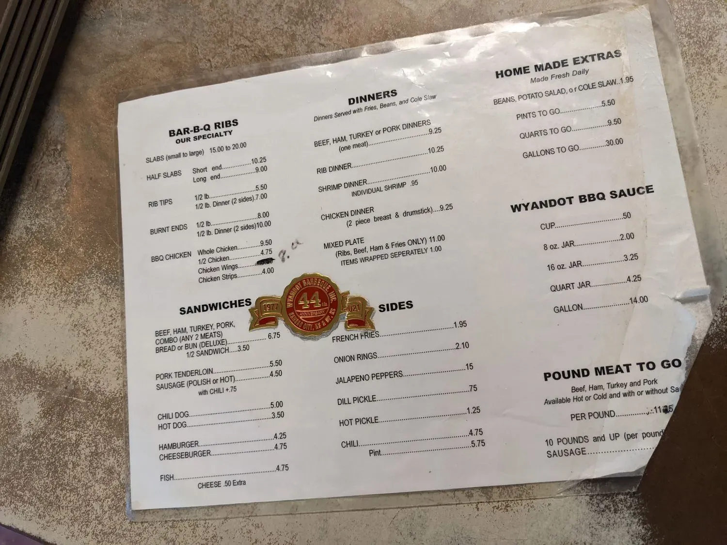 Menu 4