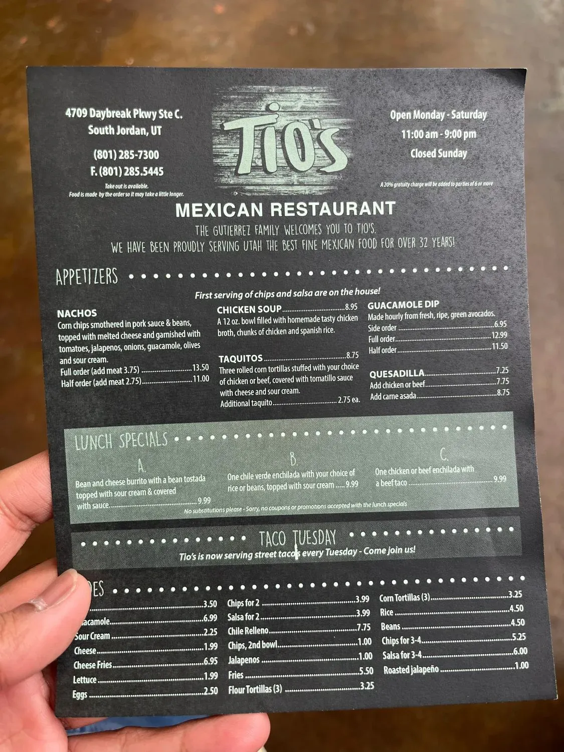 Menu 3